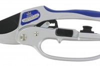 Šķēres zaru griešanai Metallo K0200 200 mm, ar pakāpju mehānismu, zilpelēkā krāsā.