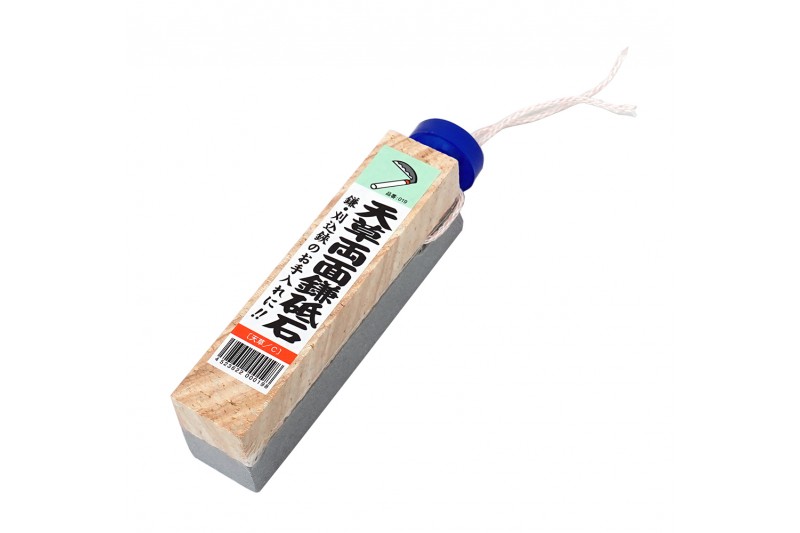 Japāņu divpusējais asināmais akmens “Amakusa” sirpjiem un dārza šķērēm (ar aukliņu)