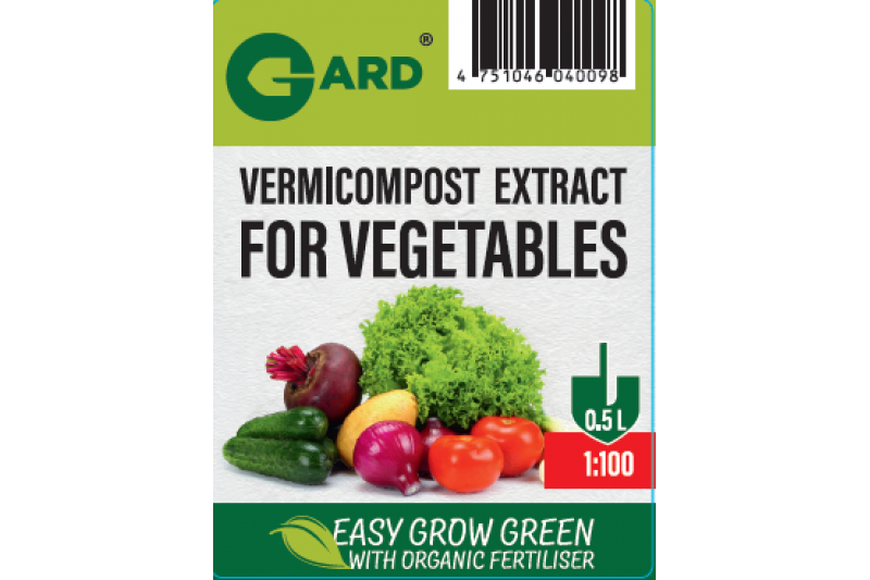 Vermicompost extract for Vegetables