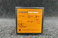 Universālās skrūves PROF skalošanas galva 4 x 45 elektrogalvanizēta T20 200pcs