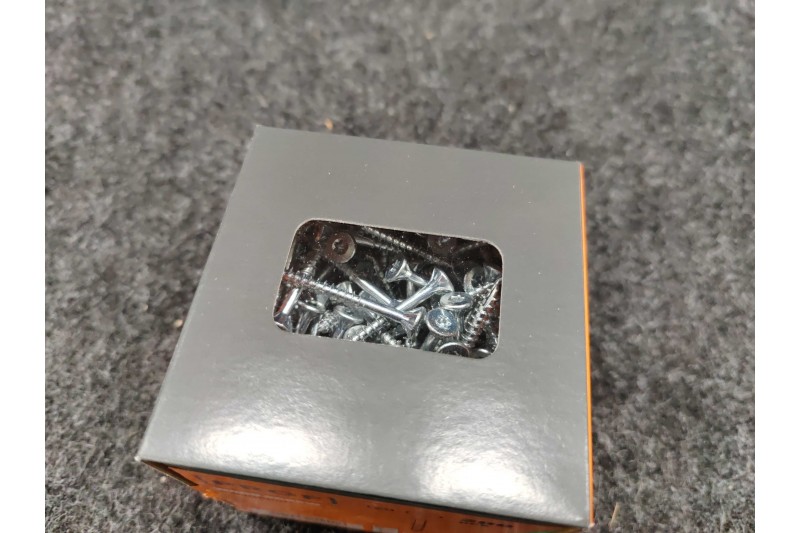 Universālās skrūves PROF skalošanas galva 4.5 x 45 elektrogalvanizēta T20 200pcs