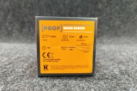 Universālās skrūves PROF skalošanas galva 6 x 70 elektrogalvanizēta T30 100pcs