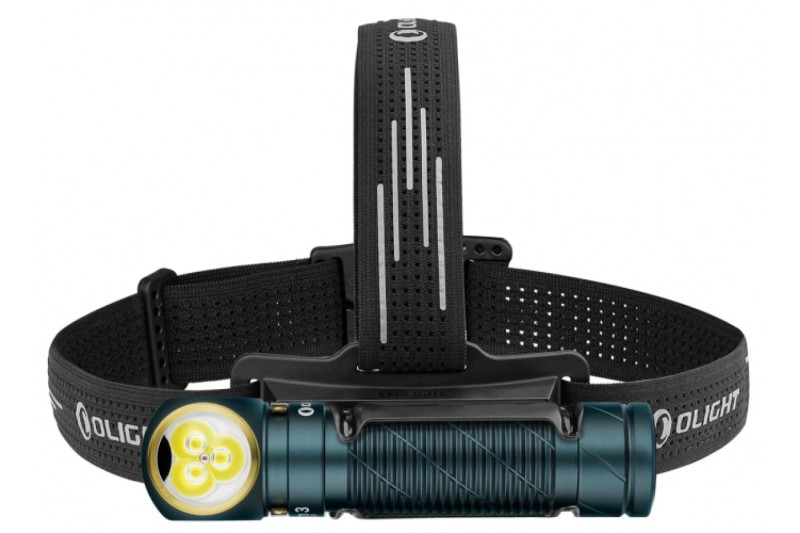 LED Lukturis Olight Perun 3 galvas lukturis dream blue