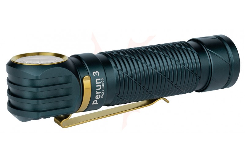 LED Lukturis Olight Perun 3 galvas lukturis dream blue