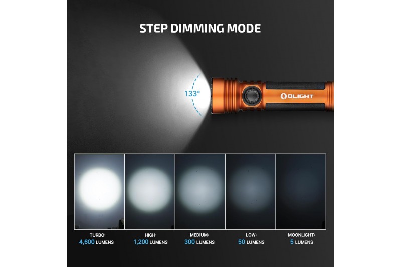 Led lukturis Olight Seeker 4 Pro Oranžs