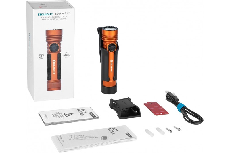 Led lukturis Olight Seeker 4 Pro Oranžs