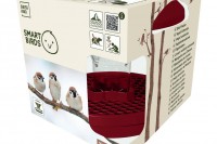 Putnu barotava  gudrie Putni Swissinno DAVOS Tumši sarkana burgundy tonis