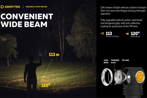 Kāpēc dārza darbiem rudenī un ziemā ar parasto kabatas lukturi ir par maz? Armytek Wizard C2 Pro Nichia apskats.